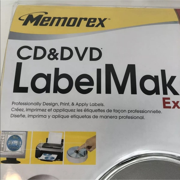 Memorex 3202 03947 CD / DVD Label Maker Expert 138 Label Design Studio NEW - Picture 2 of 6
